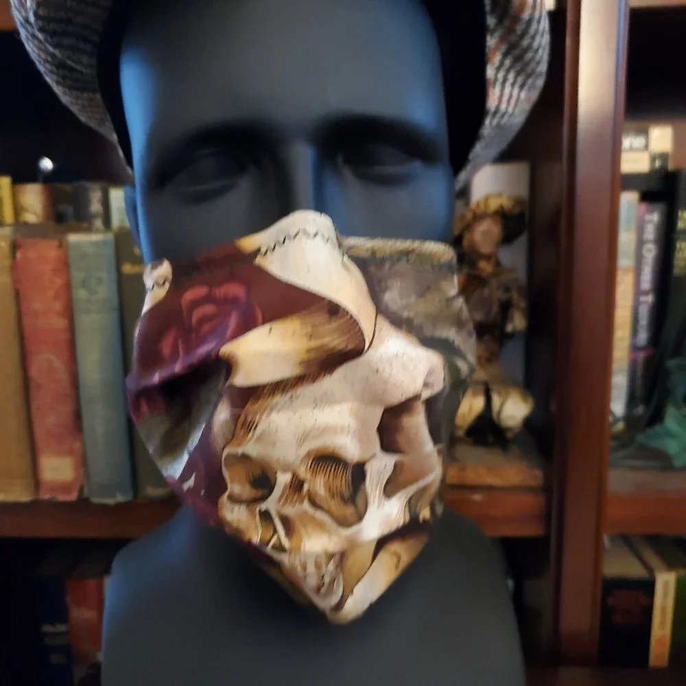 Skulduggery Face Mask with Filters Skull#5